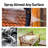 4200psi Max 3.0 Gpm Electric High Pressure Washer, Power Washer With Hose Reel, Car Wash Machine With 4 Quick Connect Nozzles, Foam Cannon, For Cars, Patios, And Floor Cleaning