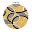 Tapis jaune / gris / noir Doucet-1396987523