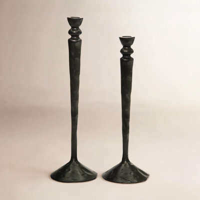 Eyers 2-Piece Metal Candlestick Set
