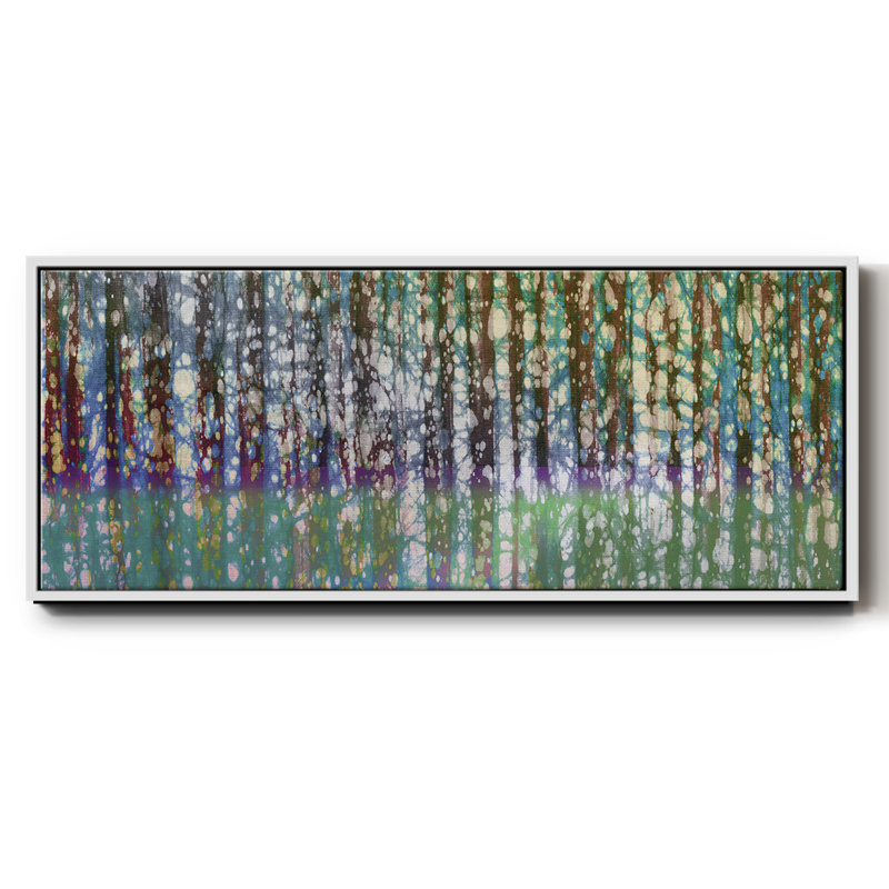 Birch Betik- Framed Canvas, 12" H x 30" W