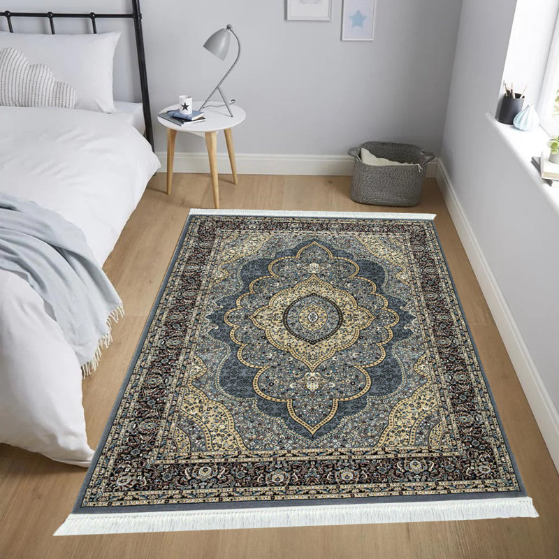 Aubreonna Floral Area Rug, Rectangle 60 x 110cm