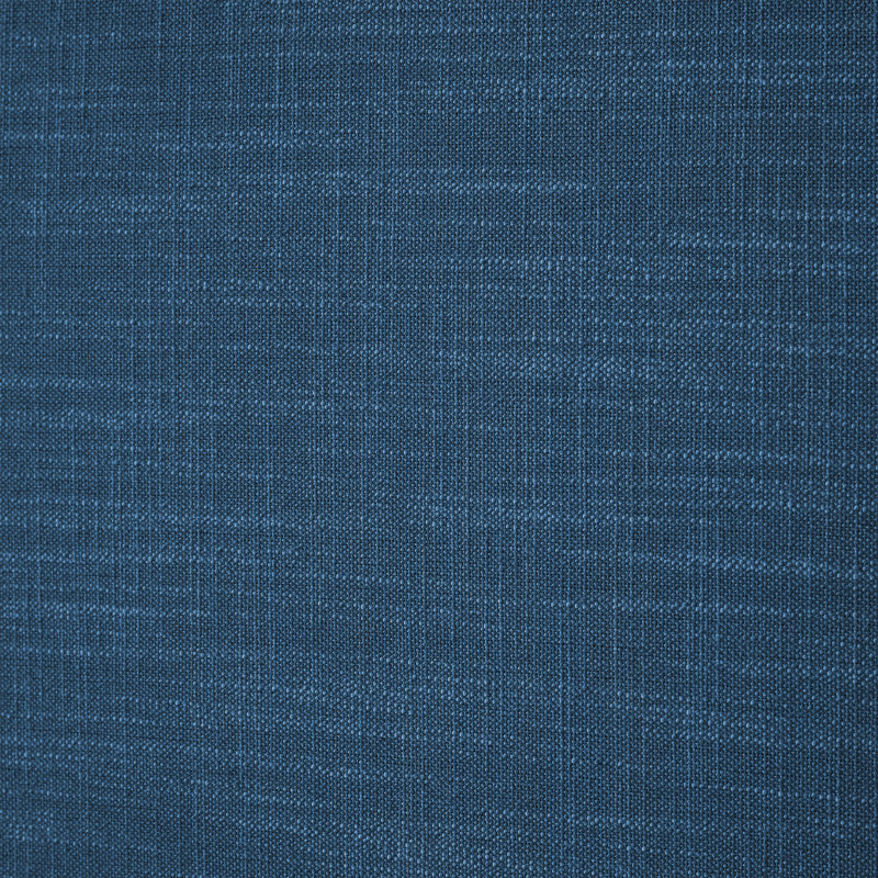Bois massif Dunwich et plateforme rembourrée, Velours marine, Simple