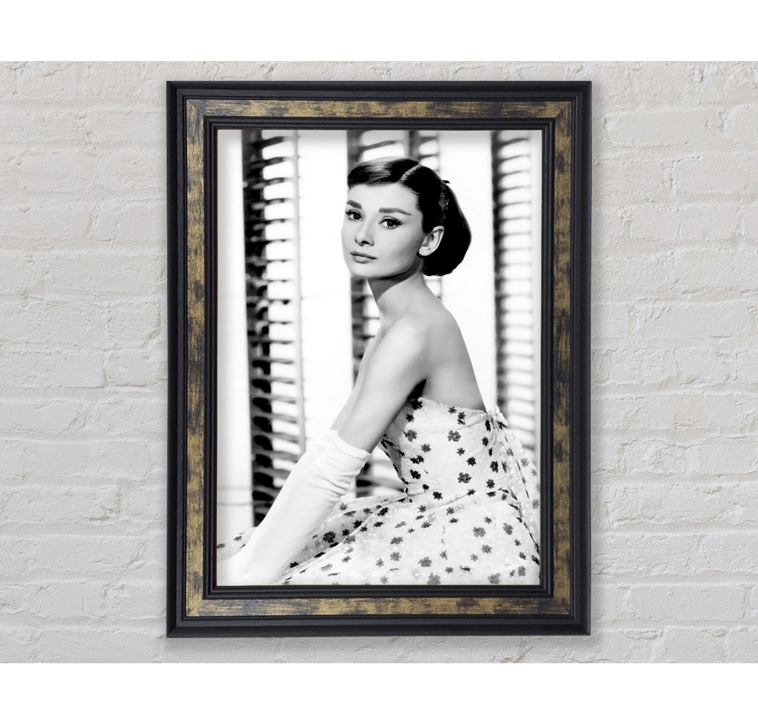 Audrey Hepburn Style - Bilderrahmen Kunstdrucke