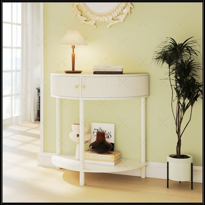 Console Arti-Crafted, Blanc, crème