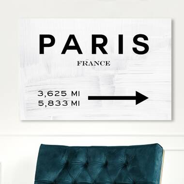 Fairchild Paris - Louis Vuitton Logo Drip - Canvas Wall Art 30 x