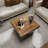 31.5" W Square Manufactured Wood Coffee Table with X-Detail Base-1666091455