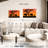 Orange Sunset Elephants-107699680