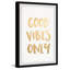 Or vibes-impression sur papier encadrée-800636431