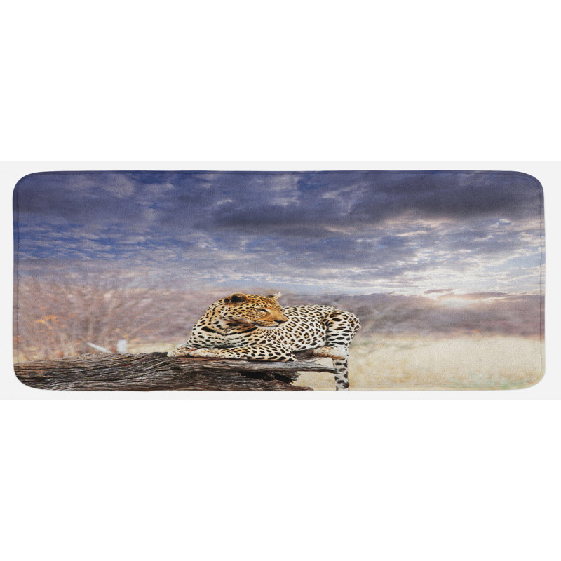 Tapis de cuisine safari