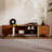 Retro Solid Wood TV Stand and Coffee Table Set