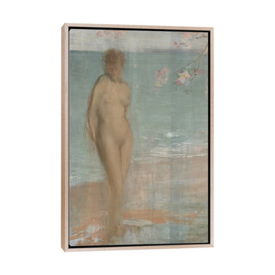 «Venus Rising From The Sea», reproduction d'art sur toile encadrée
