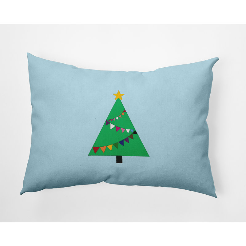 Reversible Throw Pillow, 14" x 20", Rectangular