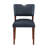 Bryson Midnight Blue Faux Leather Dining Chair - Set Of 2