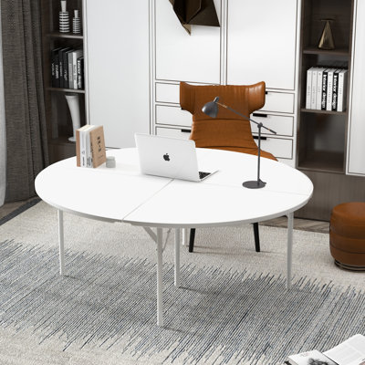 Table pliante ronde 66 "avec poignée pour banquet de pique-nique