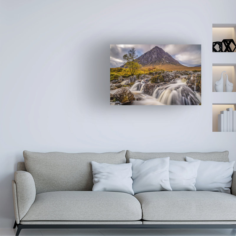 Œuvre d'art sur toile «Rhin Ecosse» par David Etive Mor Glencoe, H 12 po x l 19 po