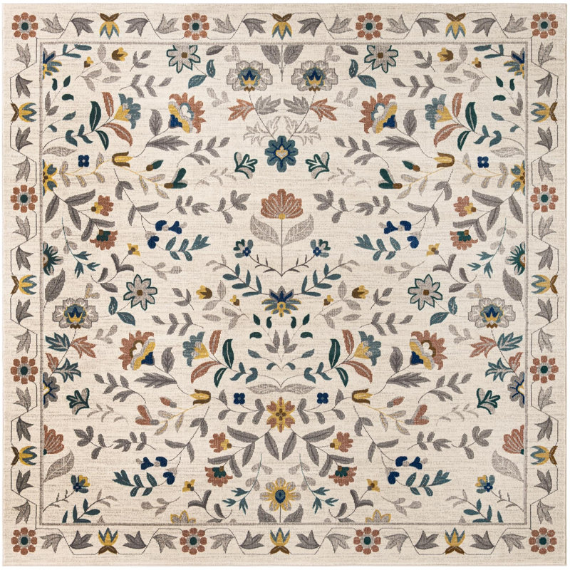  Blossom Rug, Square 8'