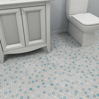 Carreau de mosaïque en porcelaine Crystalline