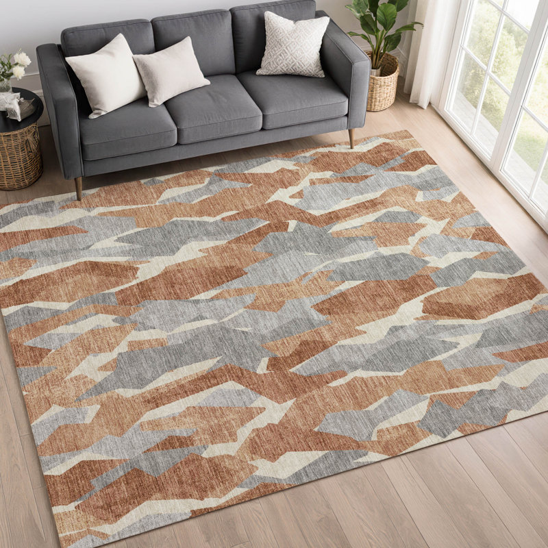 Tapis intérieur / extérieur lavable à la machine Chantille ACN2329, Rectangle 10 pi x 14 pi