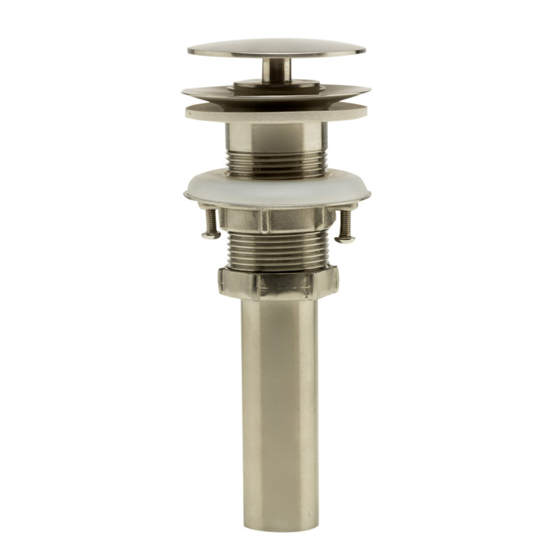 1.25'' W Pop-Up, Brushed Stainless Steel