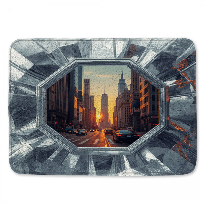 Tapis de bain City Sunset, L 34 po x L 21 po