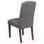 Chaise parsons Prompton avec pieds en acajou-692434462