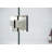 Stellar 82.5 in. W x 78 in. H Fully Frameless 3 Panel Inline Glass Hinged Shower Enclosure-112676458