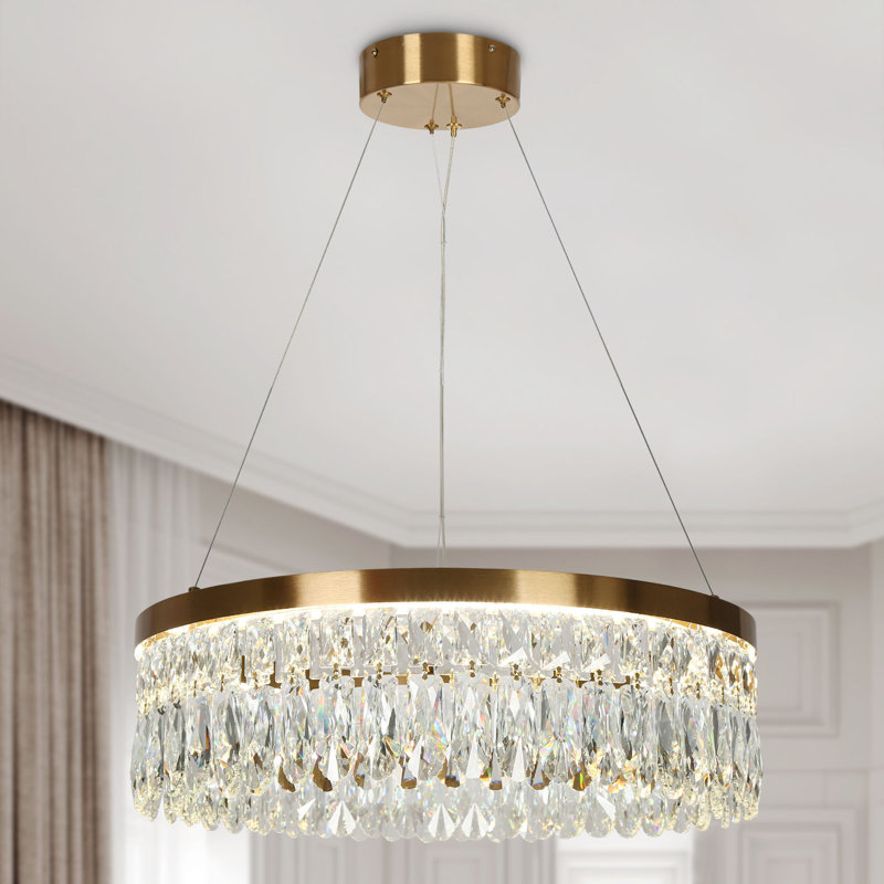 Lustre tambour 1 lumière DEL Jeorgina
