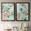 «Asbury Garden Song I», ensemble de 2 peintures sur toile encadrées-379428368-379428375