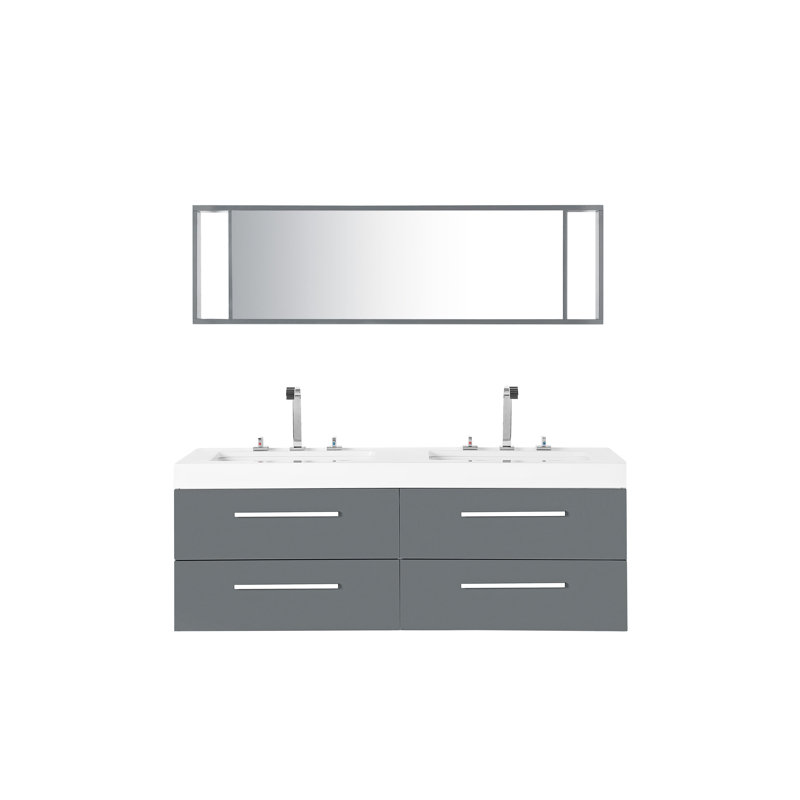 Shepton Vanity & Mirror Set