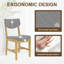 Ensemble de 4 chaises de salle à manger rustiques Roomfitter-405021863-405021882