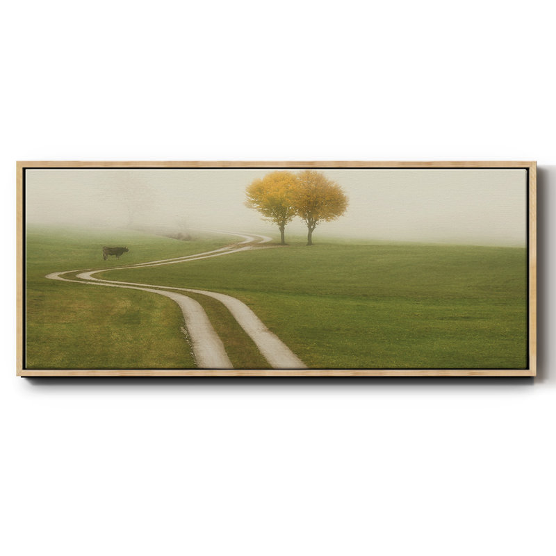 Distant Walk- Framed Canvas