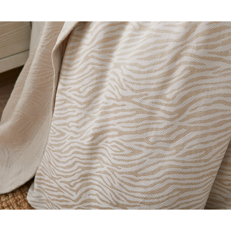 Ensemble de couette Paradise - Coton et lin blé | 1 housse de couette + taies décoratives européennes | Inserts non inclus