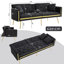 2 Seater Velvet Loveseat-1659298791