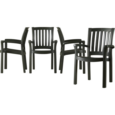 Accomac Stacking Patio Dining Armchair