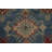 Blue Geometric Kazak Oriental Area Rug