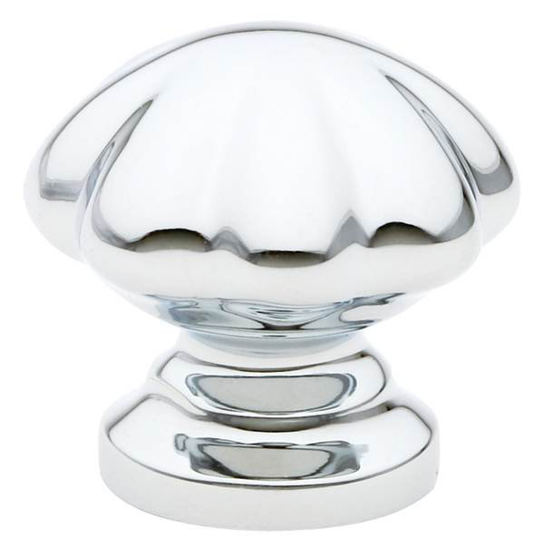 Melon Oversized 1" Novelty Knob, 1", Polished Chrome