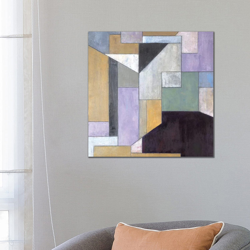 Past Present Future II by Stephen Cimini - Painting on Canvas, 66.04cm H x 66.04cm W x 1.91cm D, Wrapped Canvas