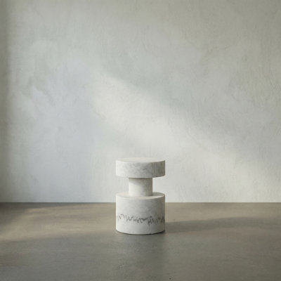 Mamud Marble Top End Table