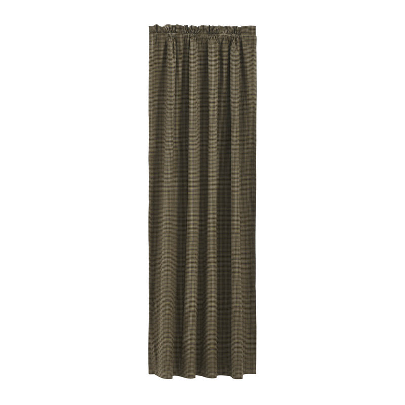 Rideau 100% coton Kettle Grove, L 50 po x L 84 po, Vert