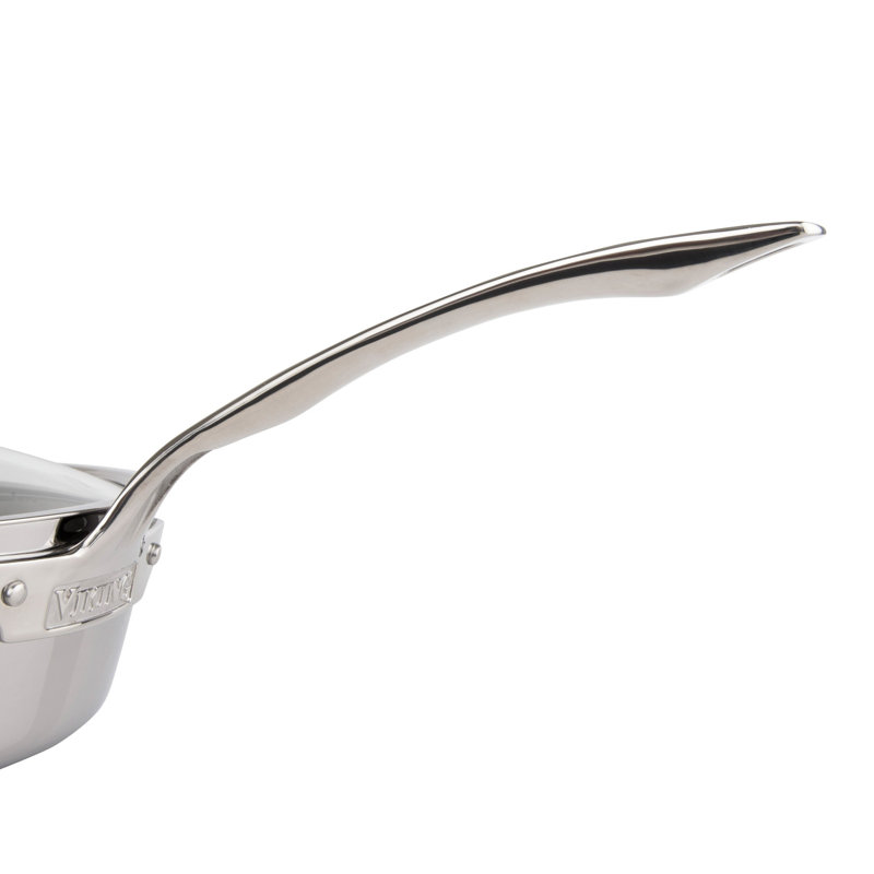 Viking Contemporary 3-Ply 12 Piece Cookware Set with Glass Lids
