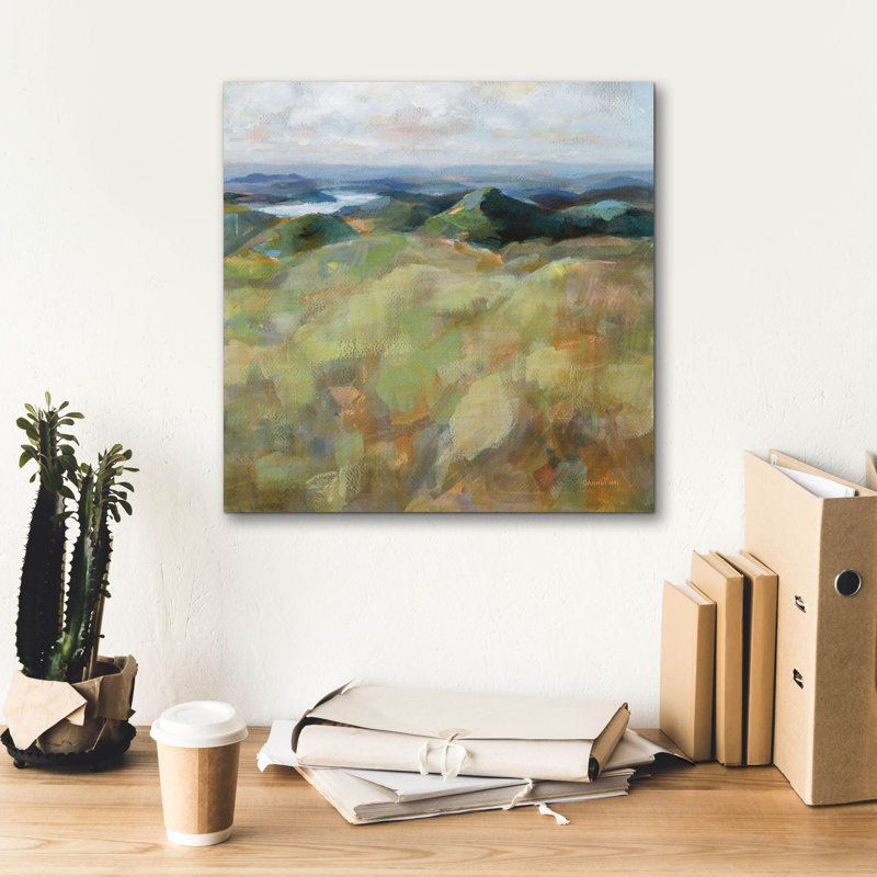 «Above The Lakes» par Danhui Nai, art mural sur toile, H 18 po x l 18 po