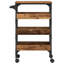 Kitchen Trolley Engineered Wood Cart Mobile Unit Organizer Storage