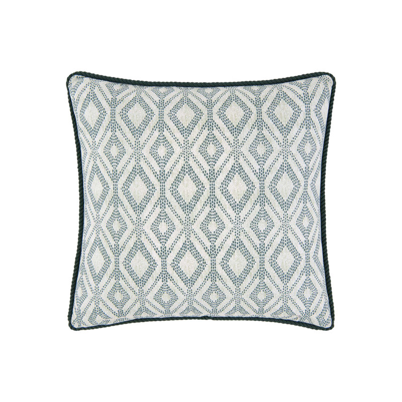 Harrogate Paisley Cotton Reversible Throw Pillow