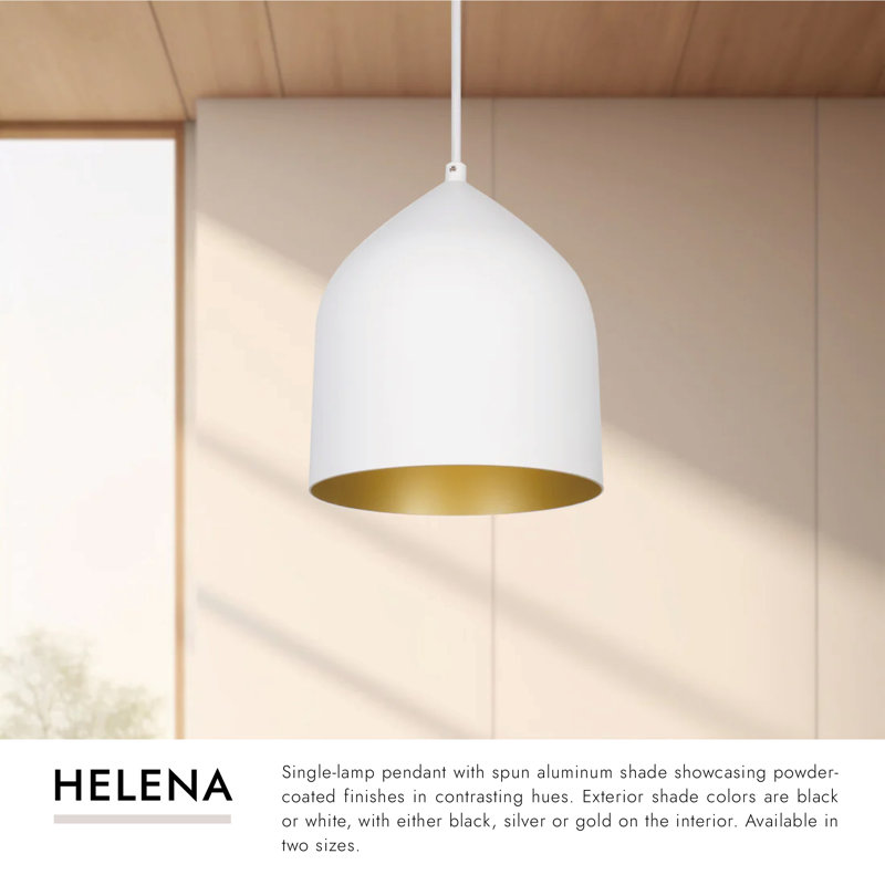 Helena 1 - Light Pendant, Gold/Black
