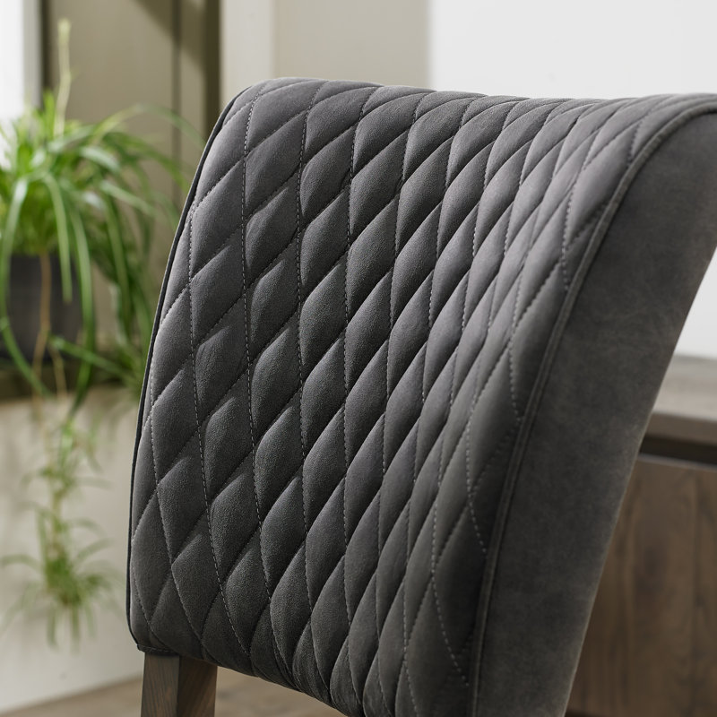 Magallanes 52cm H Polyester Blend Upholstered Side Chair, Fumed Oak