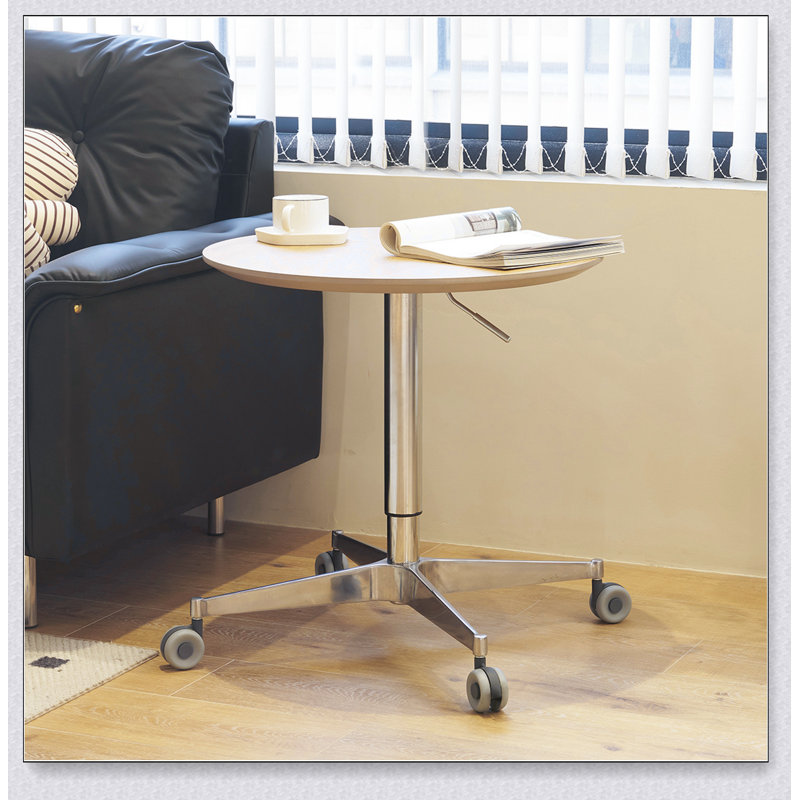 Table basse mobile à hauteur réglable 360 po, Naturel