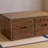 Old walnut coffee table with drawers-1213793869