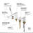 Cube Deck Tub Filler with Diverter-80972442