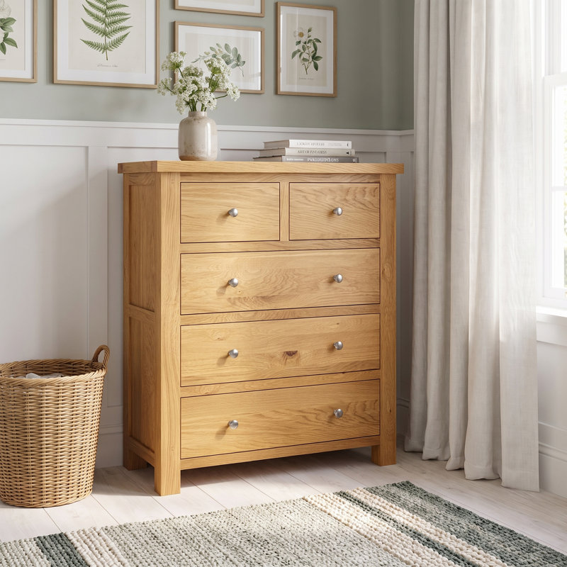 Dover 85 cm W Chest of 5 Drawers