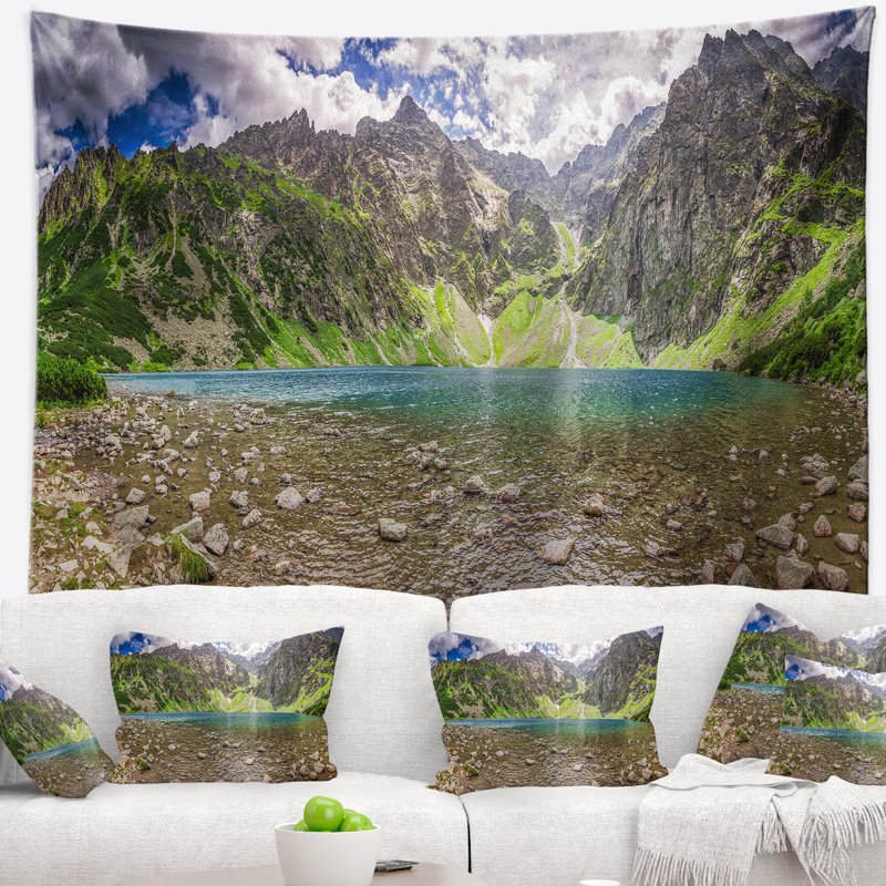Landscape Polyester Tapestry, 78" H x 92" W